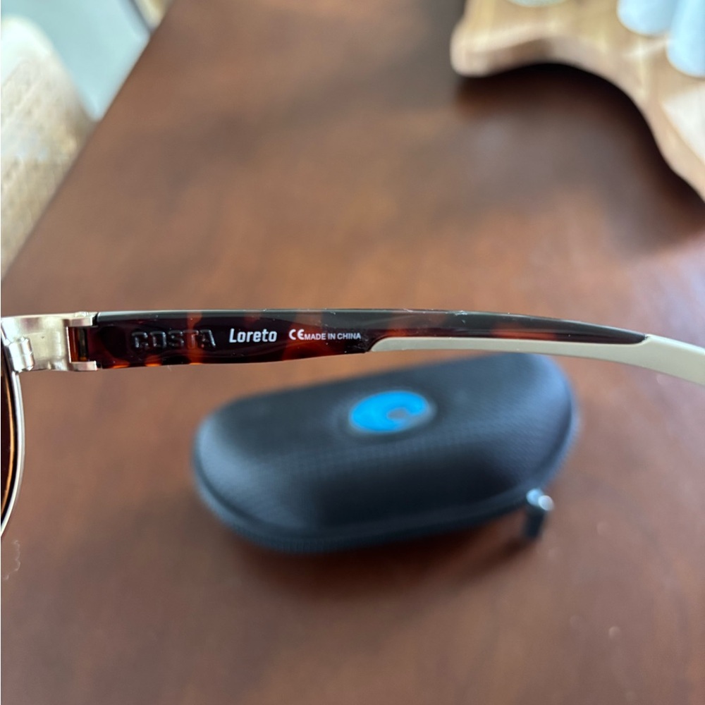 Costa Green Aviator Sunglasses - Picture 2 of 7